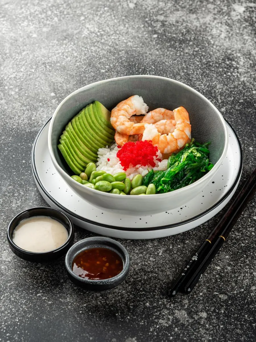 Поке с креветкой